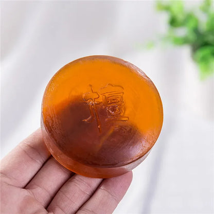 100G New Natural Sandalwood Essential Oil Soap Effective Herb Promote Sleep Essential Oil Facial Oil Control Cleansing Soap