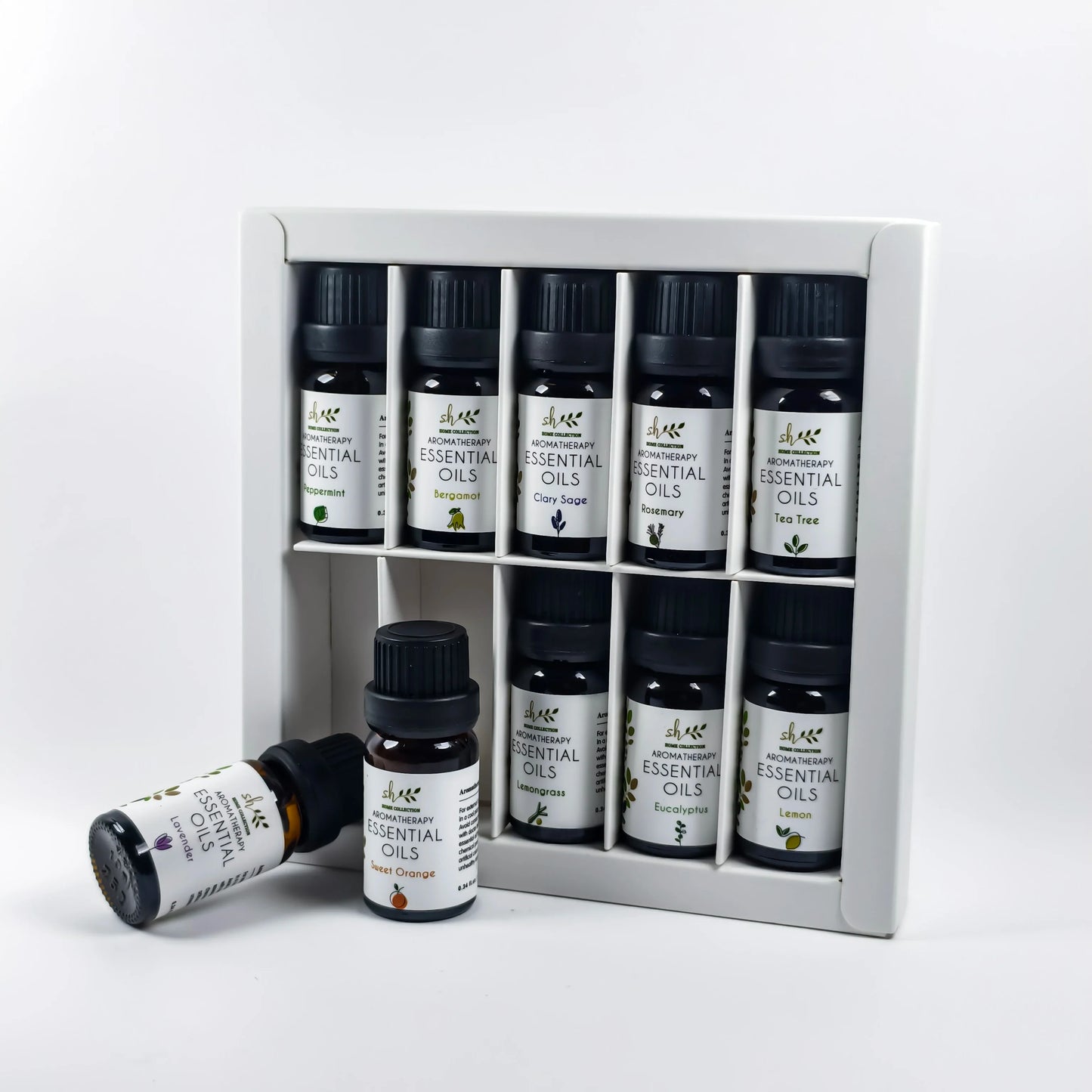10Pcs&6Pcs Essential Oil Gift Set, for Diffuser, Humidifiers, Skin Care, Massage, Fragrance Oil Scent for DIY Candle Soap Making