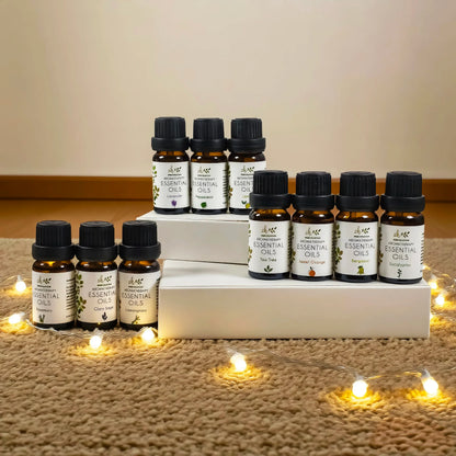 10Pcs&6Pcs Essential Oil Gift Set, for Diffuser, Humidifiers, Skin Care, Massage, Fragrance Oil Scent for DIY Candle Soap Making